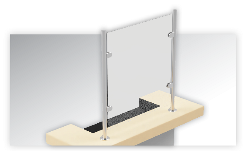 Round Post Safety Shield System  Image