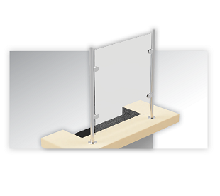 Safety Shield Sneeze Guard System